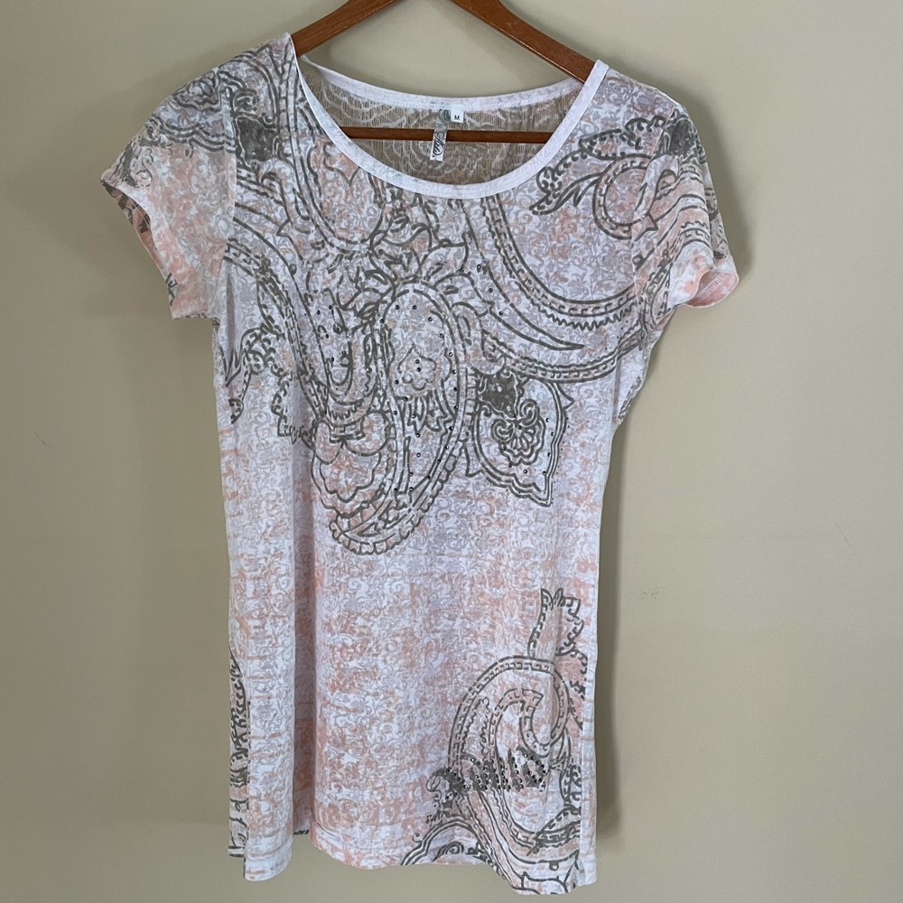Adiktd T-Shirt with Lace Backing Size Medium
